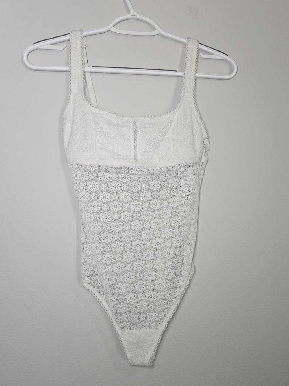 White Lace One-Piece Bodysuit